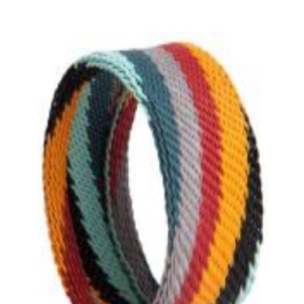 Colorful Striped Bangles